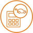 icône calculateur borne de recharge