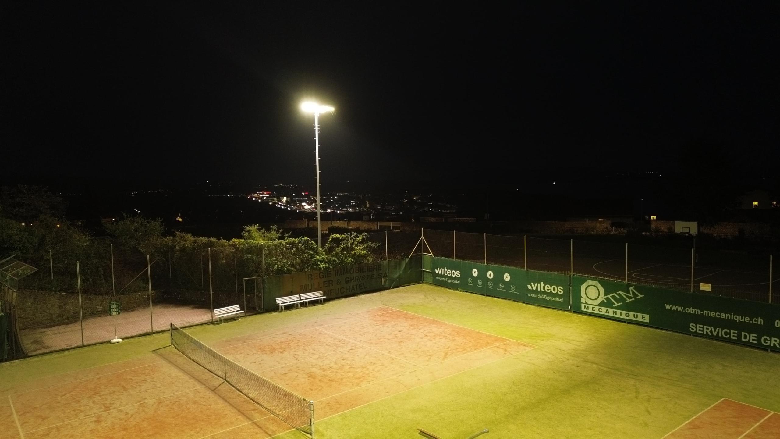 éclairage sportif tc hauterive