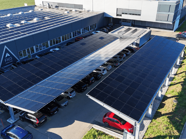 carport solaire pour entreprise